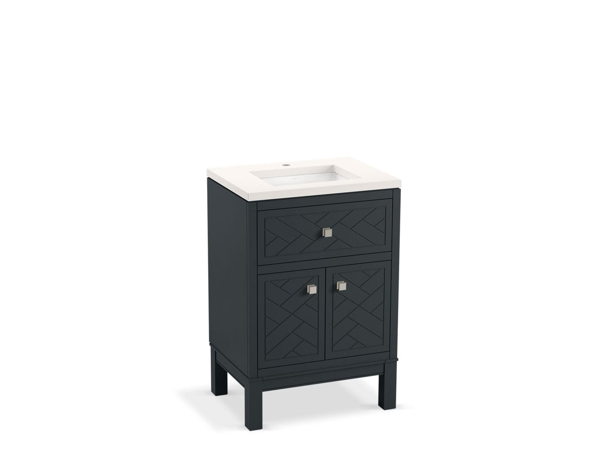 KOHLER Beauxline 24" bathroom vanity with sink and quartz top