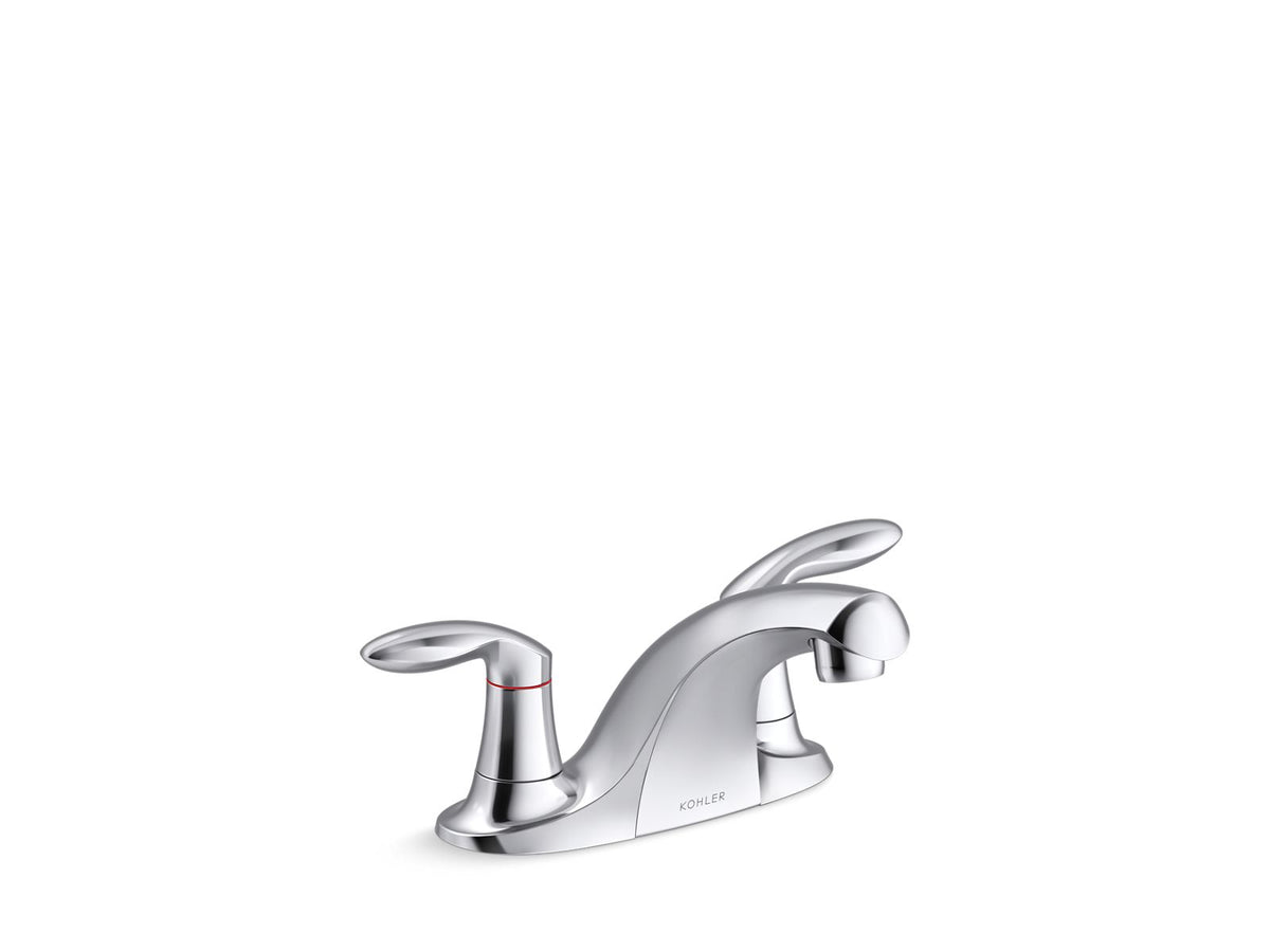 Kohler Coralais Waschbeckenarmatur – Zweigriff, Chrom, Mit Vandalensicherem Luftsprudler, 0,5 GPM