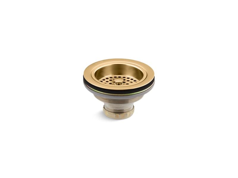 Kohler® Sink Plunger Drain Assembly Brass Construction Vibrant Brushed  Nickel