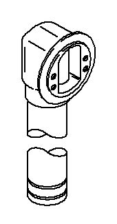 KOHLER K-1009707 Elbow & Tube Sa, Overflow, 1.5"