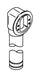 KOHLER K-1009707 Elbow & Tube Sa, Overflow, 1.5"