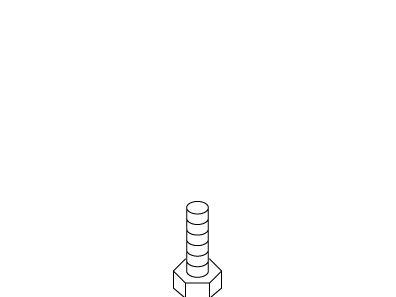 KOHLER K-1011110 Bolt, Hex Hd, Metric