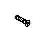 KOHLER K-1015782 Screw,8-32 Flat Head