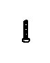 KOHLER K-1017273 Screw, 6-32 X .875, Countersunk