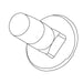 KOHLER K-1019432 Bolt, 1/4-20 X .63 Rd. Hd. Sq. Neck