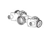 KOHLER K-1019733 Bfly Valve Sub-Assembly, 1188/89