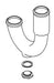 KOHLER K-1020582 Assembly, P-Trap