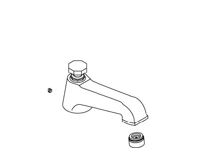 KOHLER K-1031772-A Spout Assembly,Deck Mount,Plain