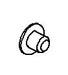 KOHLER K-1031974 Screw, 10-24X.1875, Button