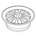 KOHLER K-1032256 Trim Ring, Grid Drain
