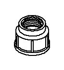 KOHLER K-1035819 Nut, Bottle