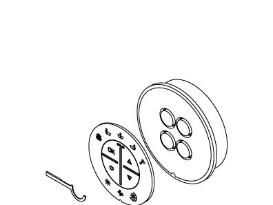 KOHLER K-1039250-K Cover/Cb Assembly, Chromatherapy