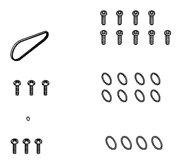 KOHLER K-1052079 Seal Screw Kit