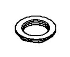 KOHLER K-1053357 Nut, Diverter
