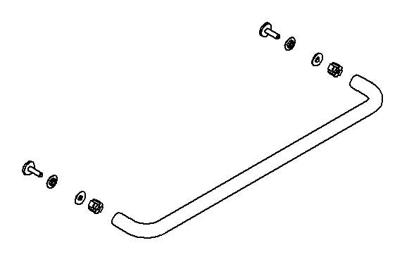 KOHLER K-1057704-03 Towel Bar Kit 18"