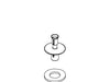 KOHLER K-1059289 GASKET AND STOP KIT