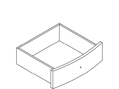KOHLER K-1061226 Drawer Box, W/Front
