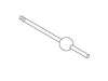 KOHLER K-1063326 Drain Rod Assembly, Short