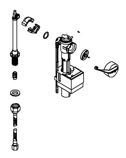 KOHLER K-1068034 Fill Valve Assembly