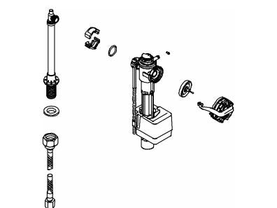 KOHLER K-1068037 Fill Valve Assembly