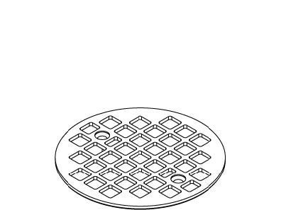 KOHLER K-1084501 Strainer Plate Round