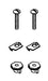 KOHLER K-1092507 Toilet Seat Hardware