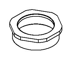 KOHLER K-1116205 Spud Coupling Nut