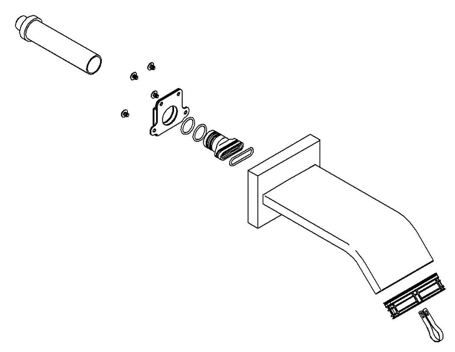 KOHLER K-1142310 Wall Mount Bath Spout