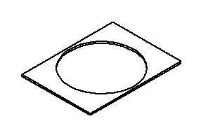 KOHLER K-1143287 Gasket, Drain Flange Insert