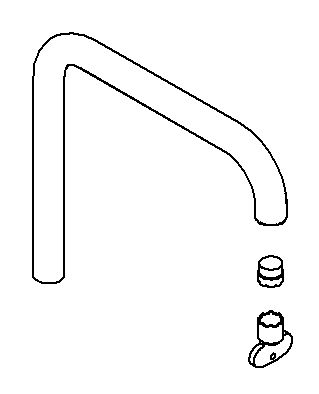 KOHLER K-1171800 Secondary Spout Kit