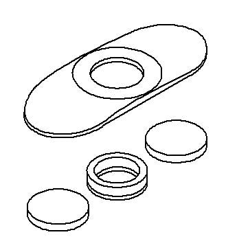 KOHLER K-1199637 Escutcheon Kit