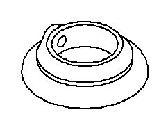 KOHLER K-1201488 Dm Bath Spout Base