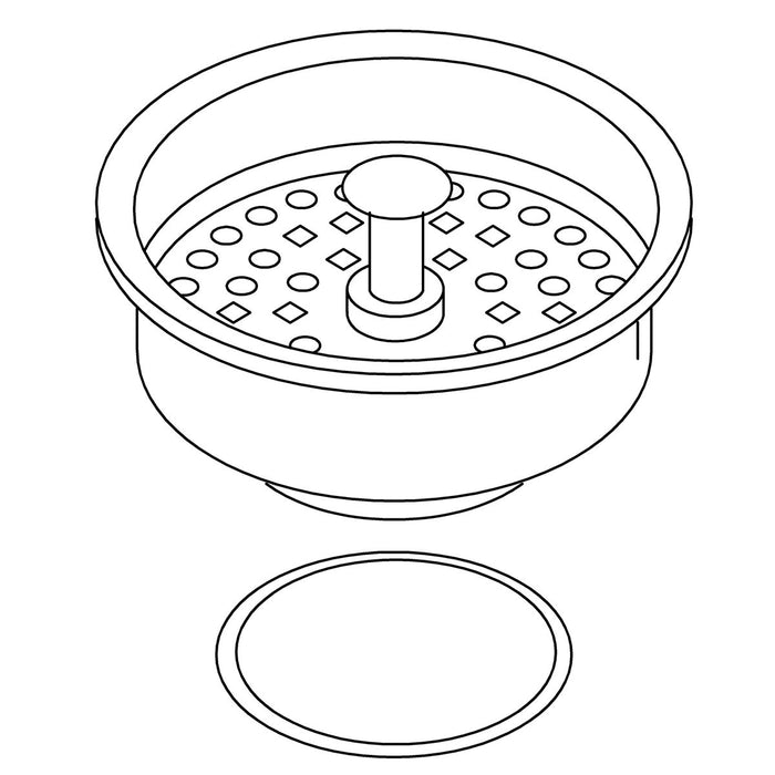 KOHLER K-1217618 Strainer Cup Assembly