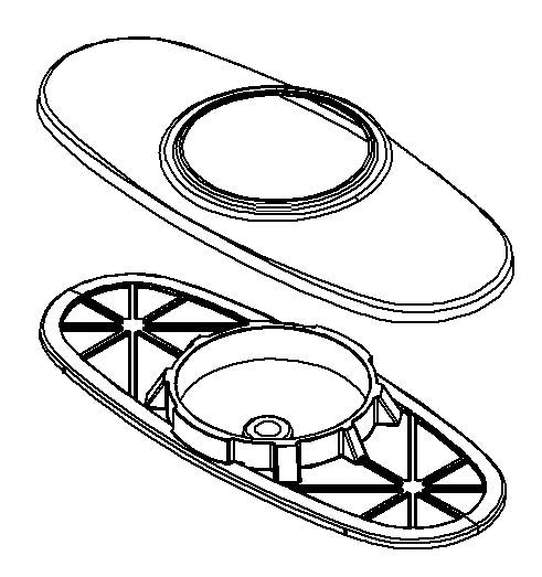 KOHLER K-1224402 Escutcheon Service Kit