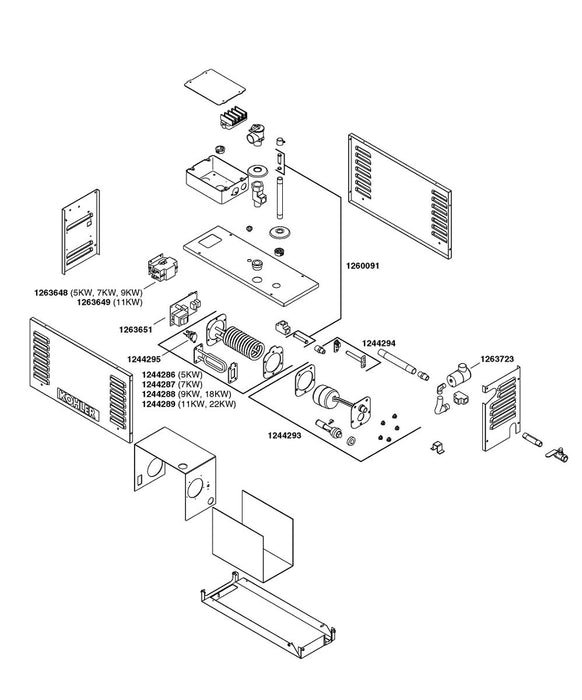 KOHLER K-1244294 THERMAL FUSE KIT