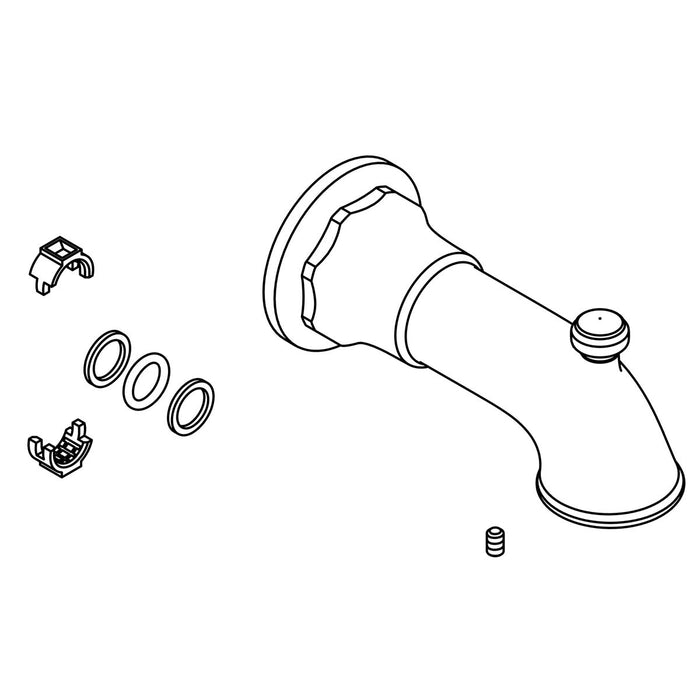 KOHLER K-1256304 Assembly, Spout, Tub