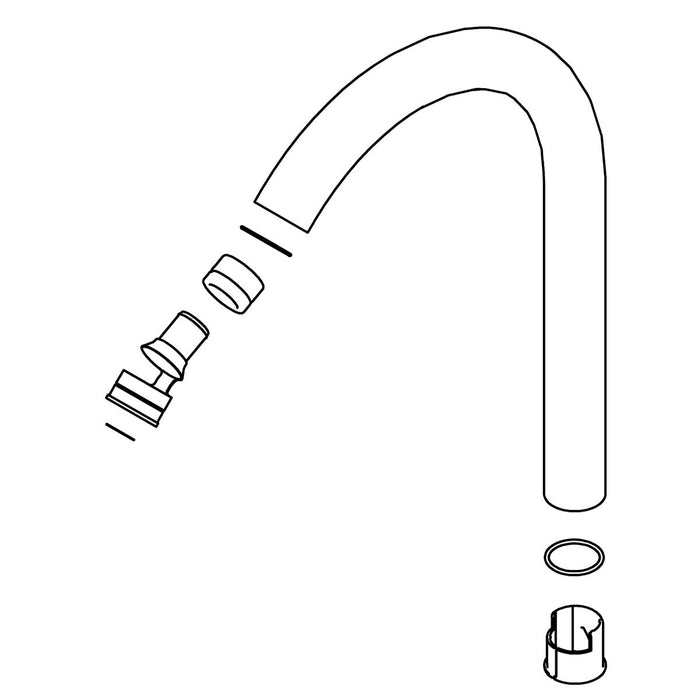 KOHLER K-1297123 Spout Tube Assembly