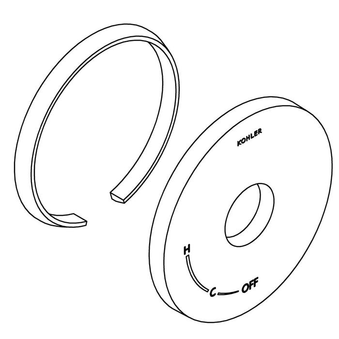 KOHLER K-1331561 Escutcheon Kit