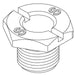 KOHLER K-1334378 Nut, Escutcheon, Drain