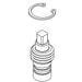 KOHLER K-1361801 Supply Stop Repair Kit