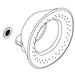 KOHLER K-1393941 Assembly, Showerhead 1.75 Gpm