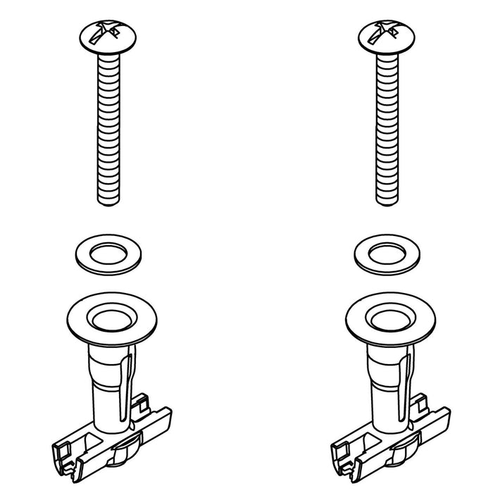 KOHLER K-1418325 Washers- Top Mount Bumper Hardware Kit