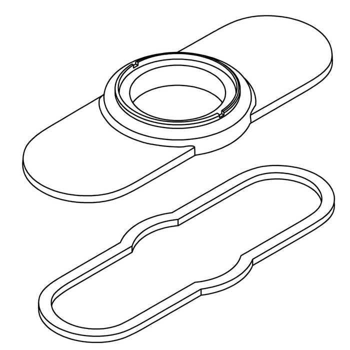 KOHLER K-1421947 Service Kit, 3-Hole Escutcheon