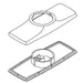 KOHLER K-1422701 Kit, Three Hole Escutcheon