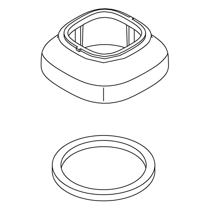 KOHLER K-1425330 Single Hole Escutcheon Kit