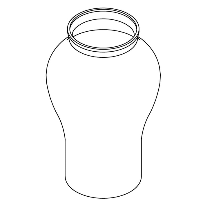 KOHLER K-1427590 Damask Hurricane Glass Shade
