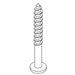KOHLER K-1431306 Screw, Particle Board
