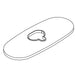 KOHLER K-1458707 Service Kit, Escutcheon, 3-Hole