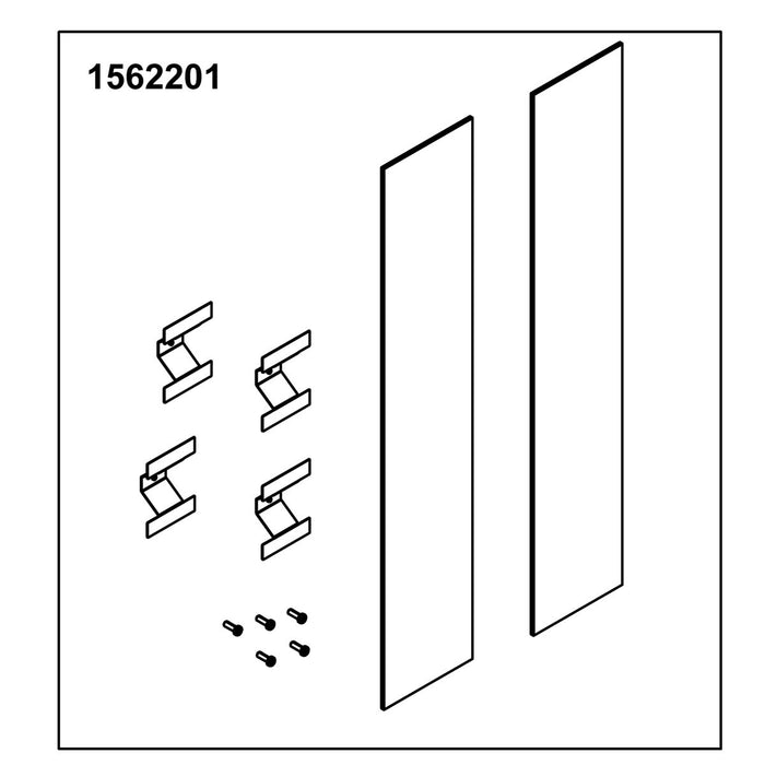 KOHLER K-1562201 Side Mirror Kits 36" Height