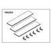 KOHLER K-1562203 Glass Shelf 20" Good (3 Shelf 6 Holders)